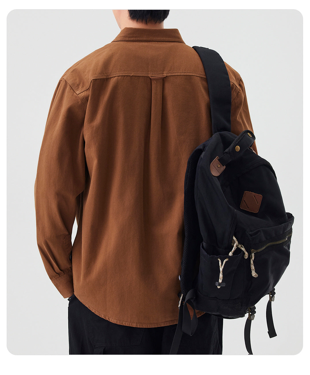 コットンワークシャツ