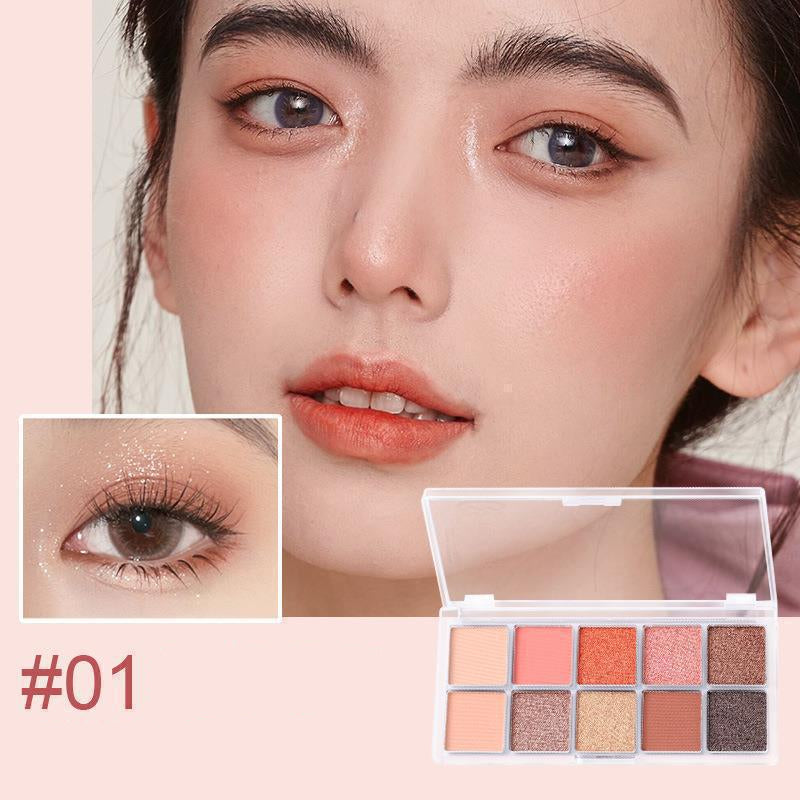 10色キャンディカラーアイシャドウパレット