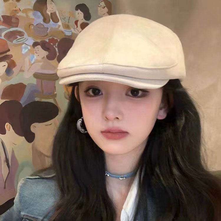 スエードフォワードキャップ