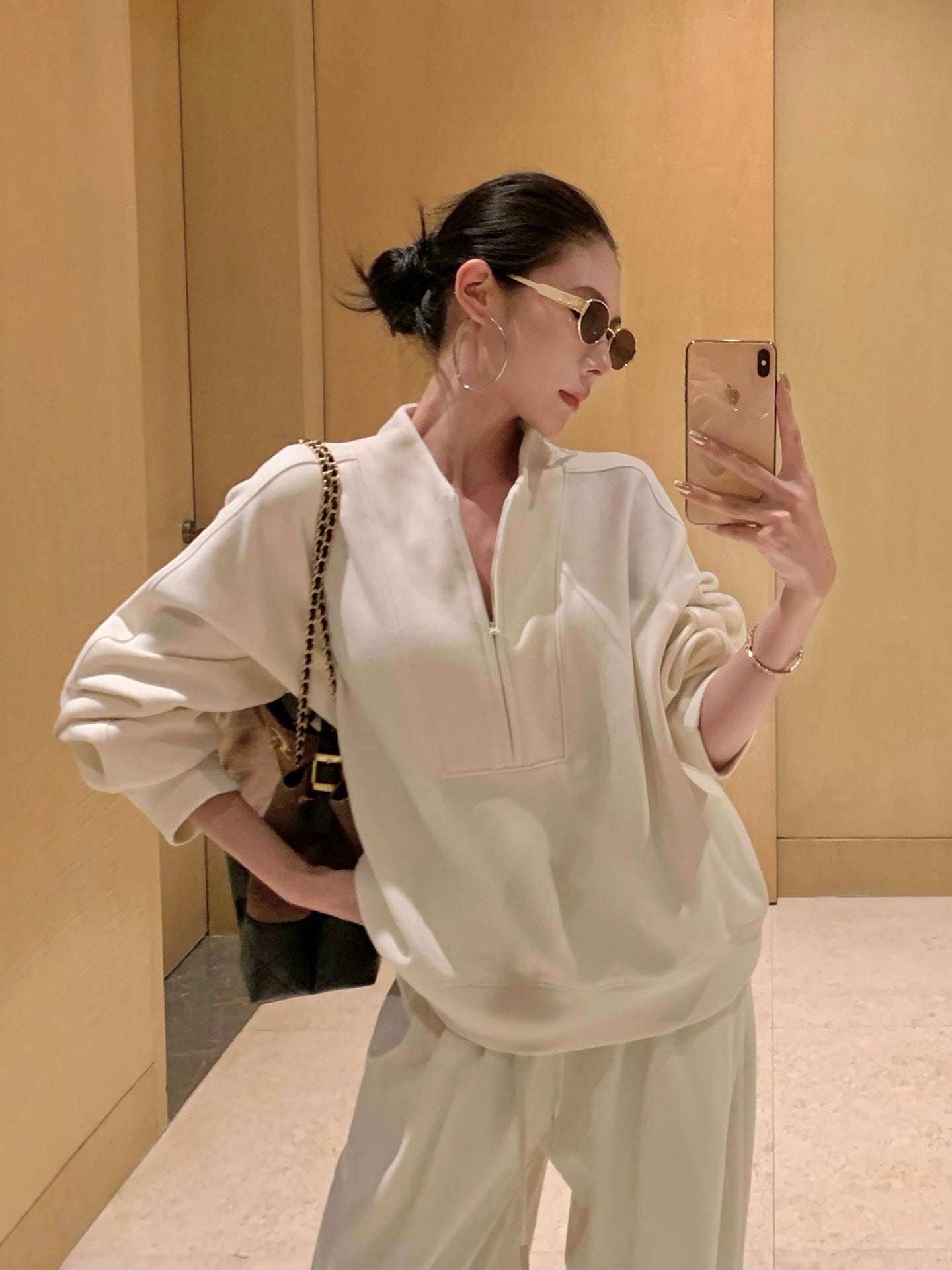 厚手スウェットツーピースセット