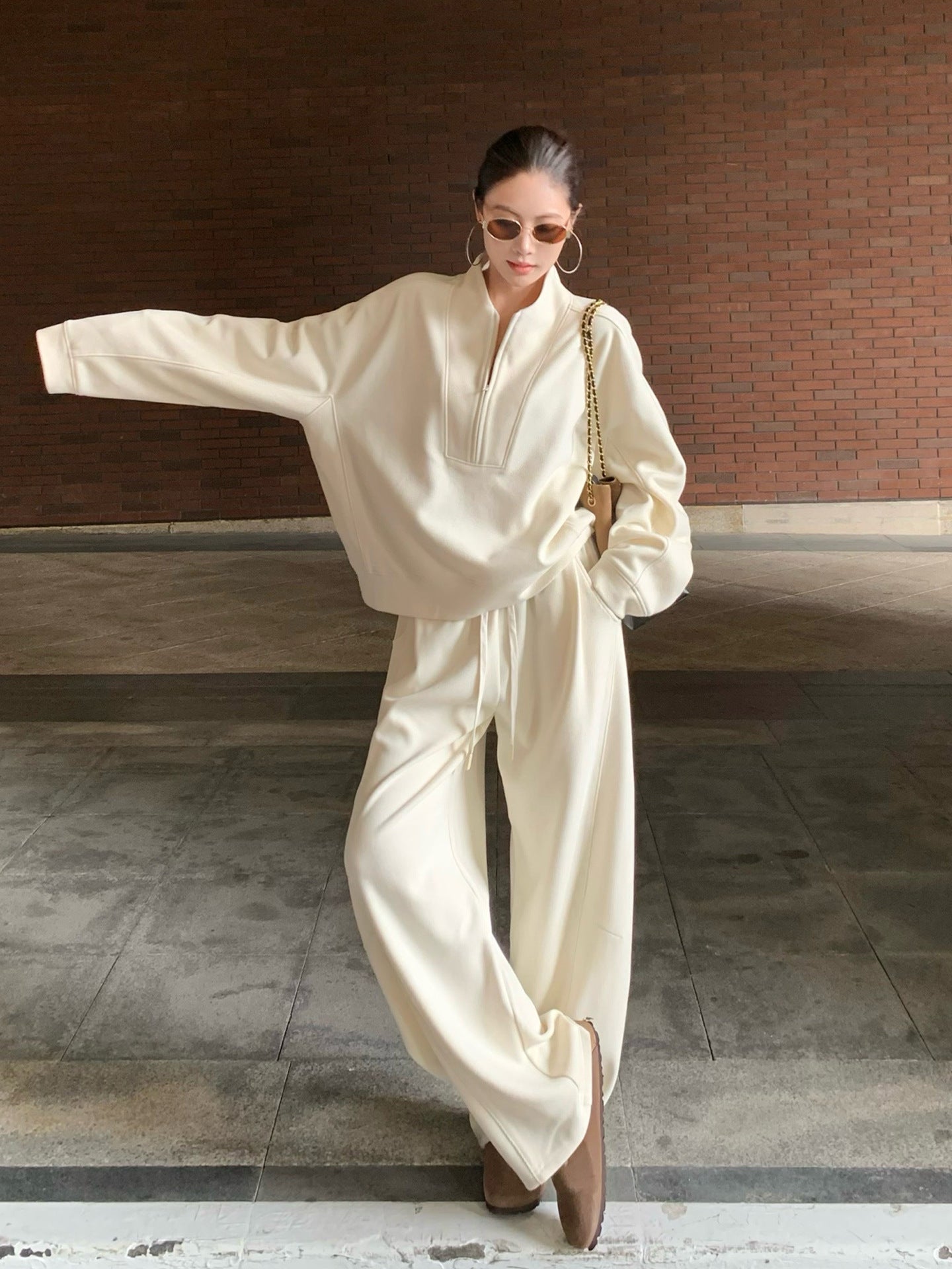 厚手スウェットツーピースセット