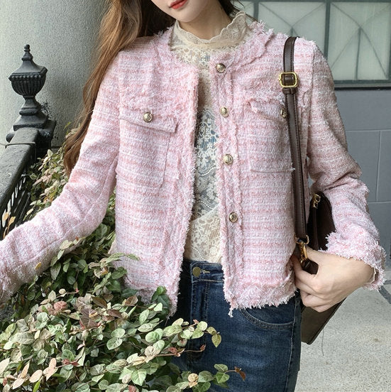 フレンチホワイトのショートコート