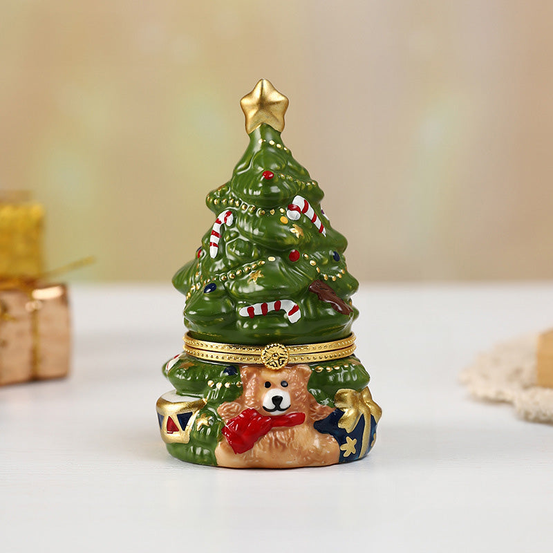 クリスマスツリーの小物入れ