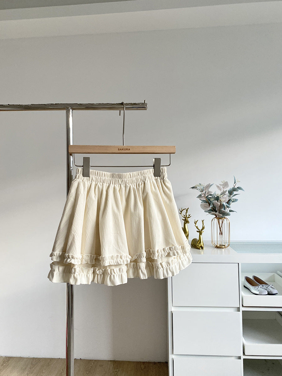 フリルミニスカート