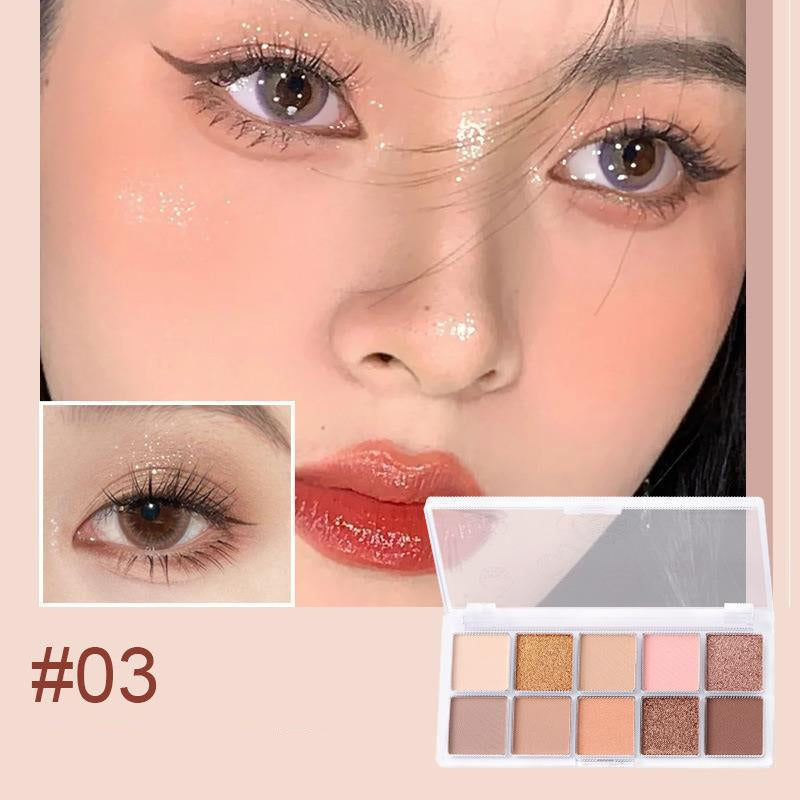 10色キャンディカラーアイシャドウパレット