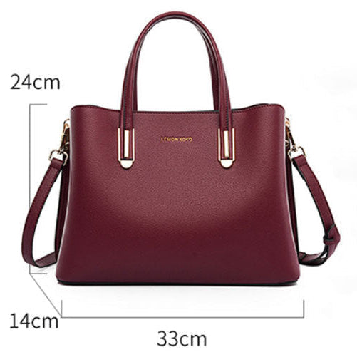 シンプルデザイン 大容量トートバッグ