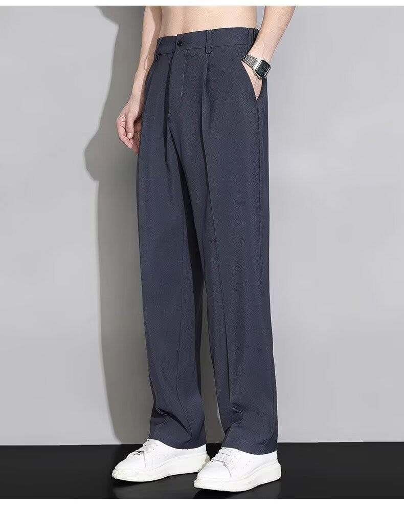 メンズ　ノンアイロンカジュアルパンツ