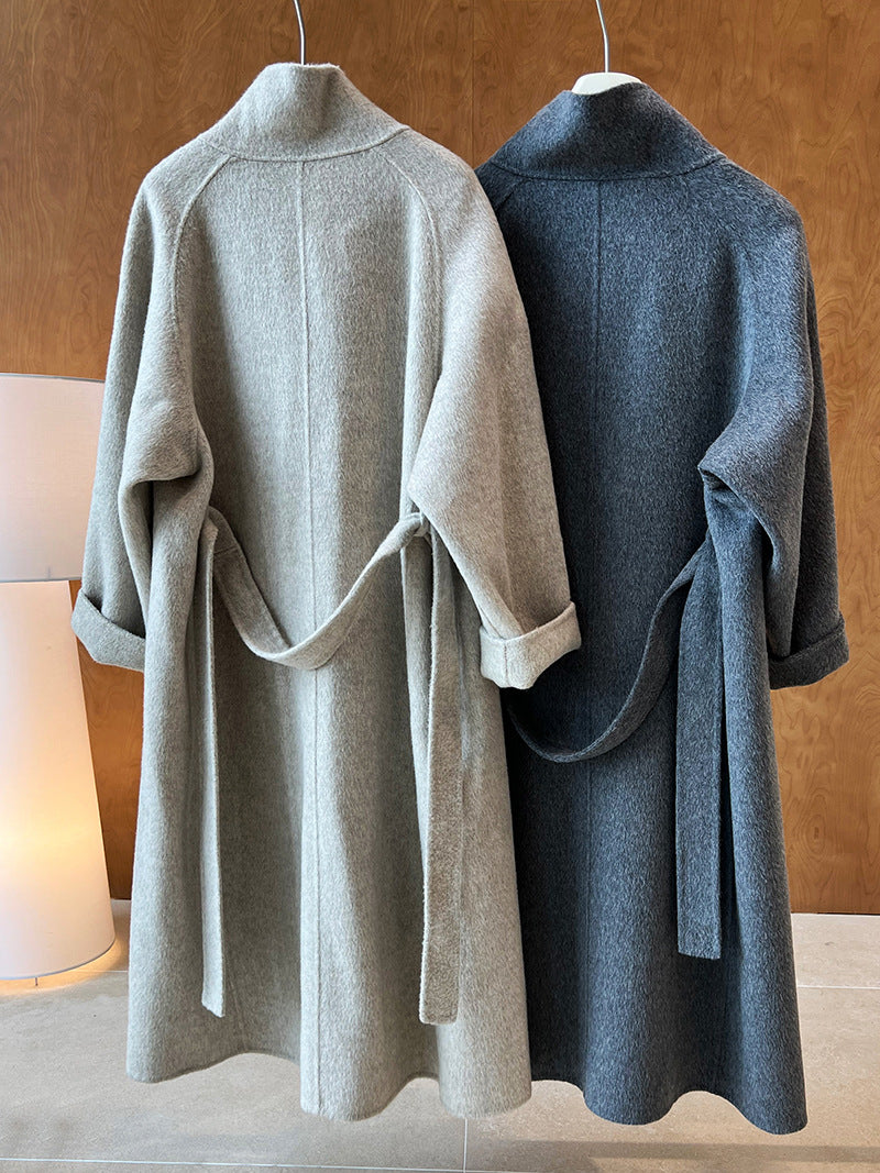 リバーシブルウールコート