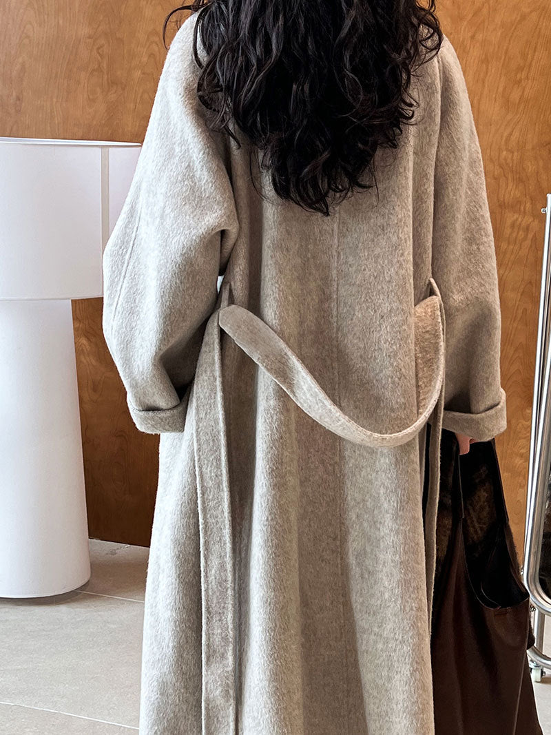 リバーシブルウールコート