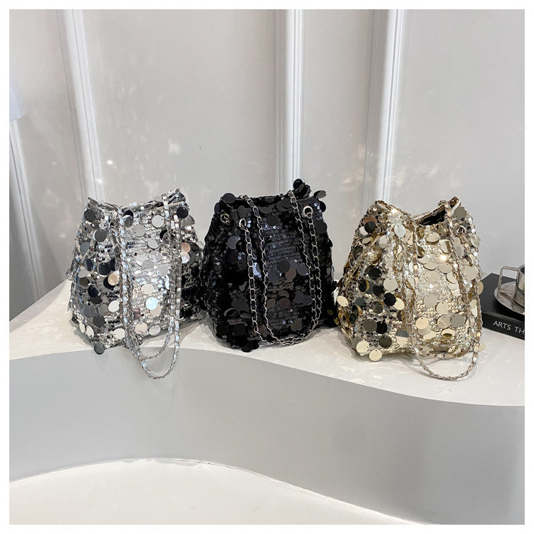 スパンコールミニトートバッグ