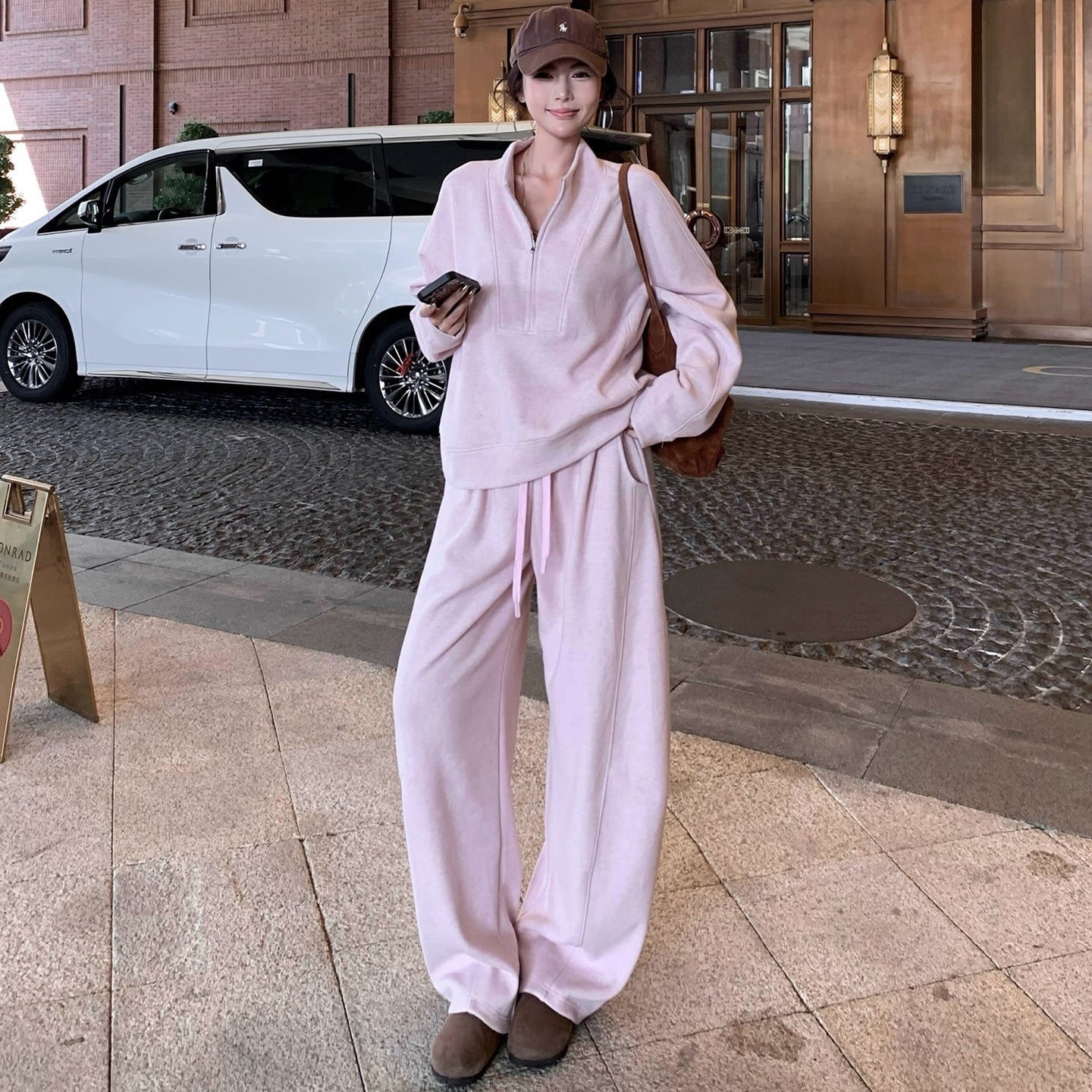 厚手スウェットツーピースセット