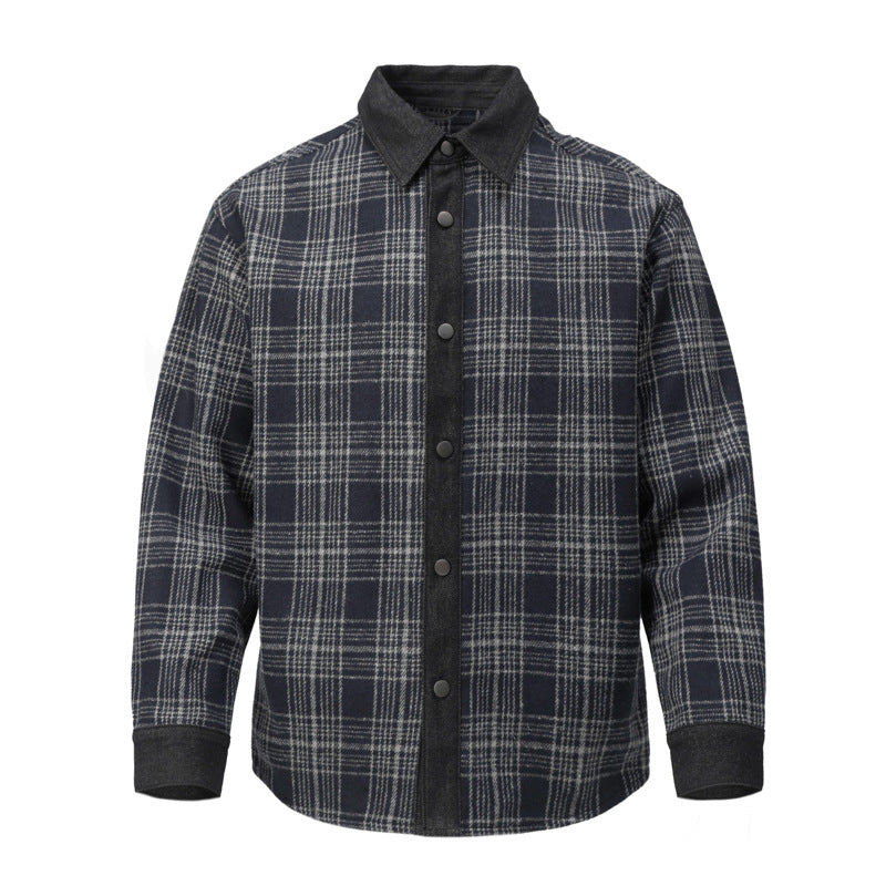 チェックシャツジャケット