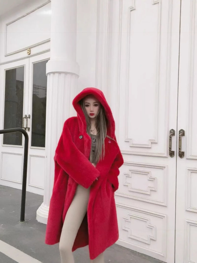 ロングミンクファーコート