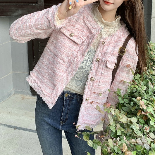 フレンチホワイトのショートコート