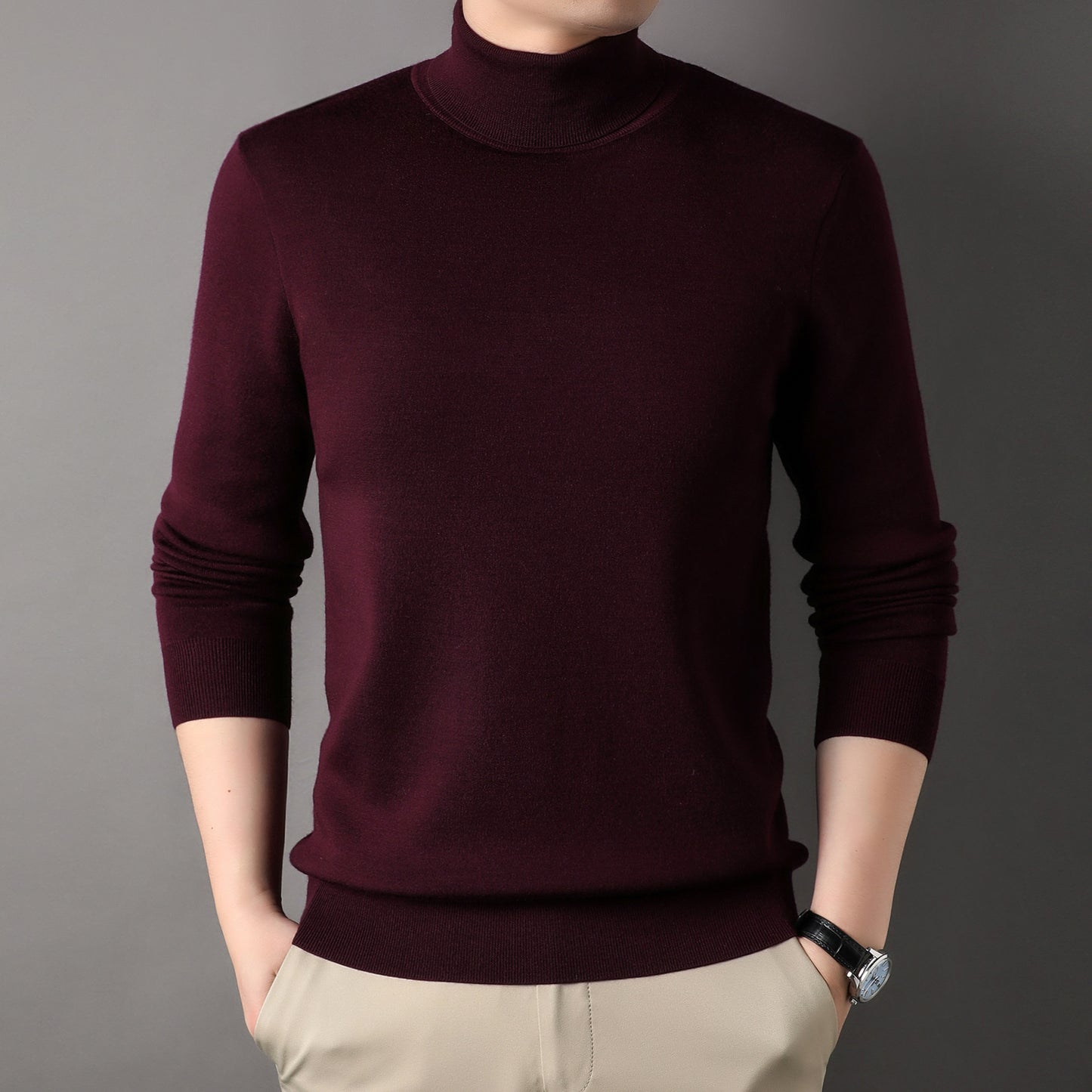 首元から整える、春のきちんと感【ハイゲージタートルネック】