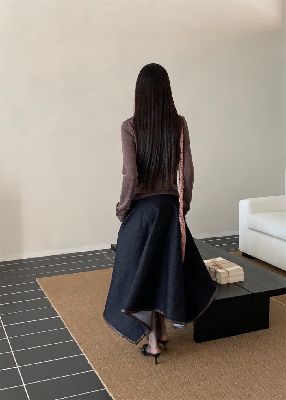 ボウタイチェックダッフルロンT