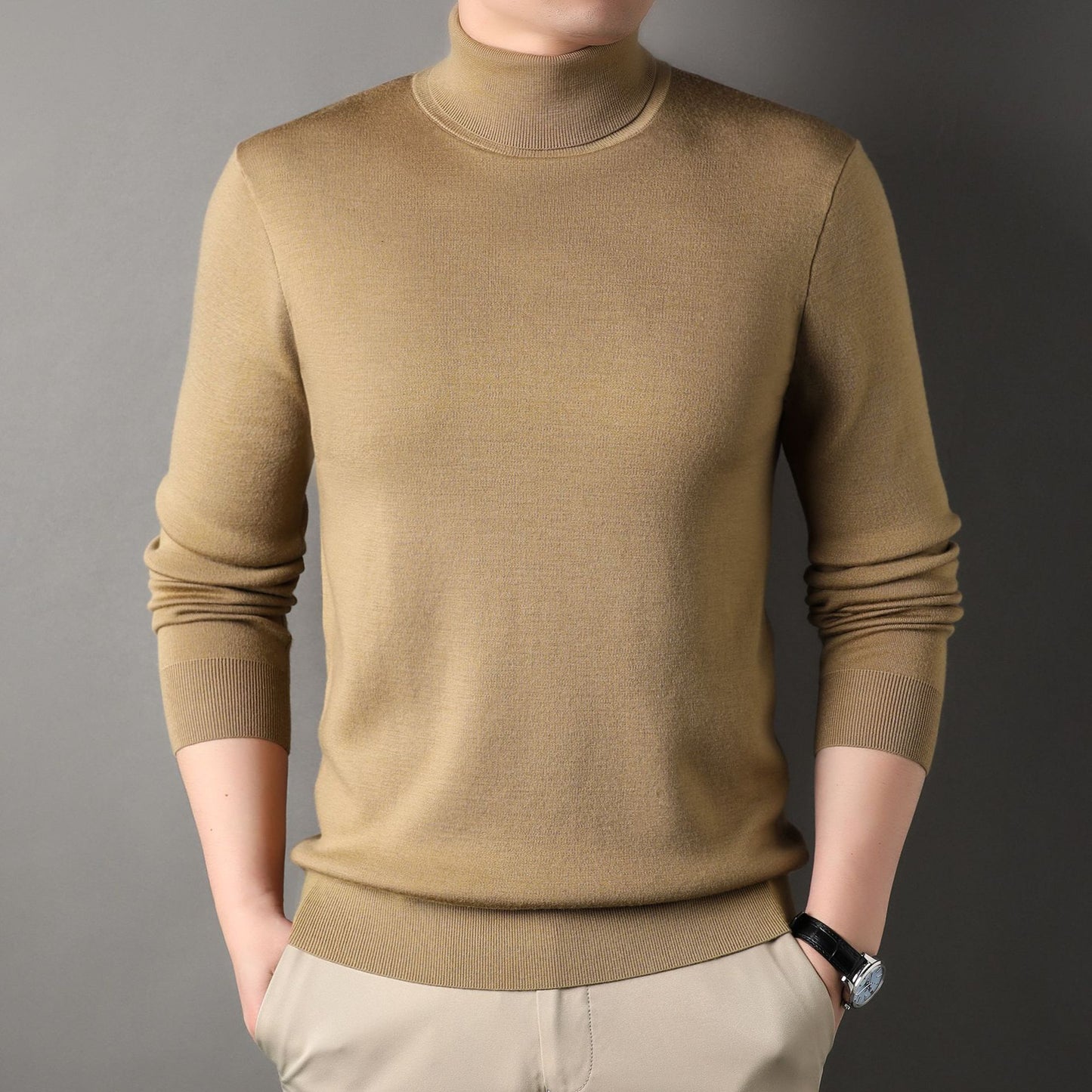 首元から整える、春のきちんと感【ハイゲージタートルネック】