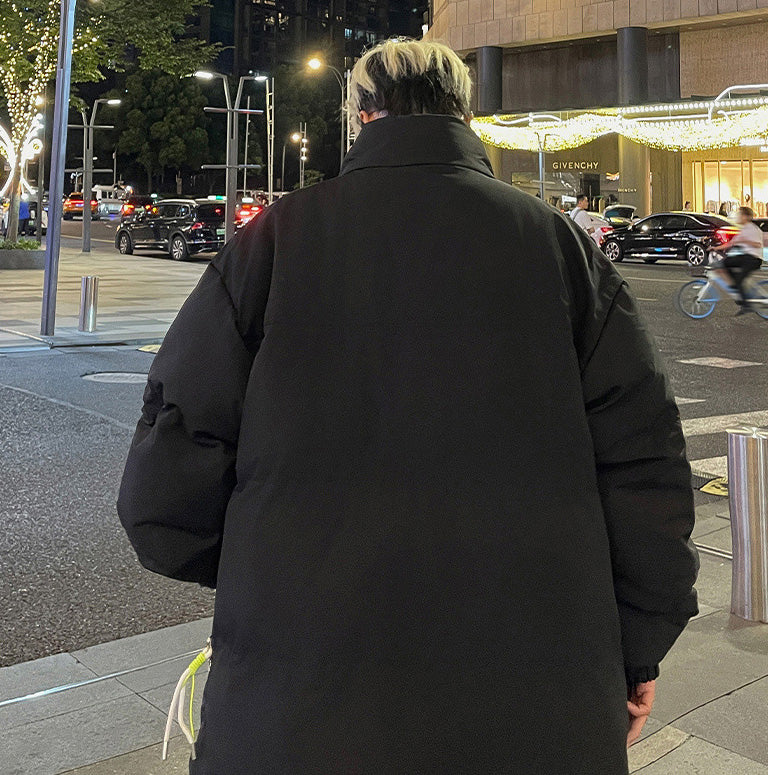 スタンドカラー中綿ジャケット