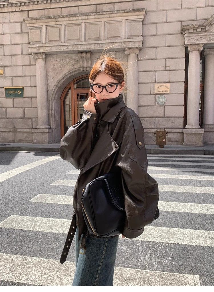 ダボっとがオシャレ見え♪大きめブルゾン