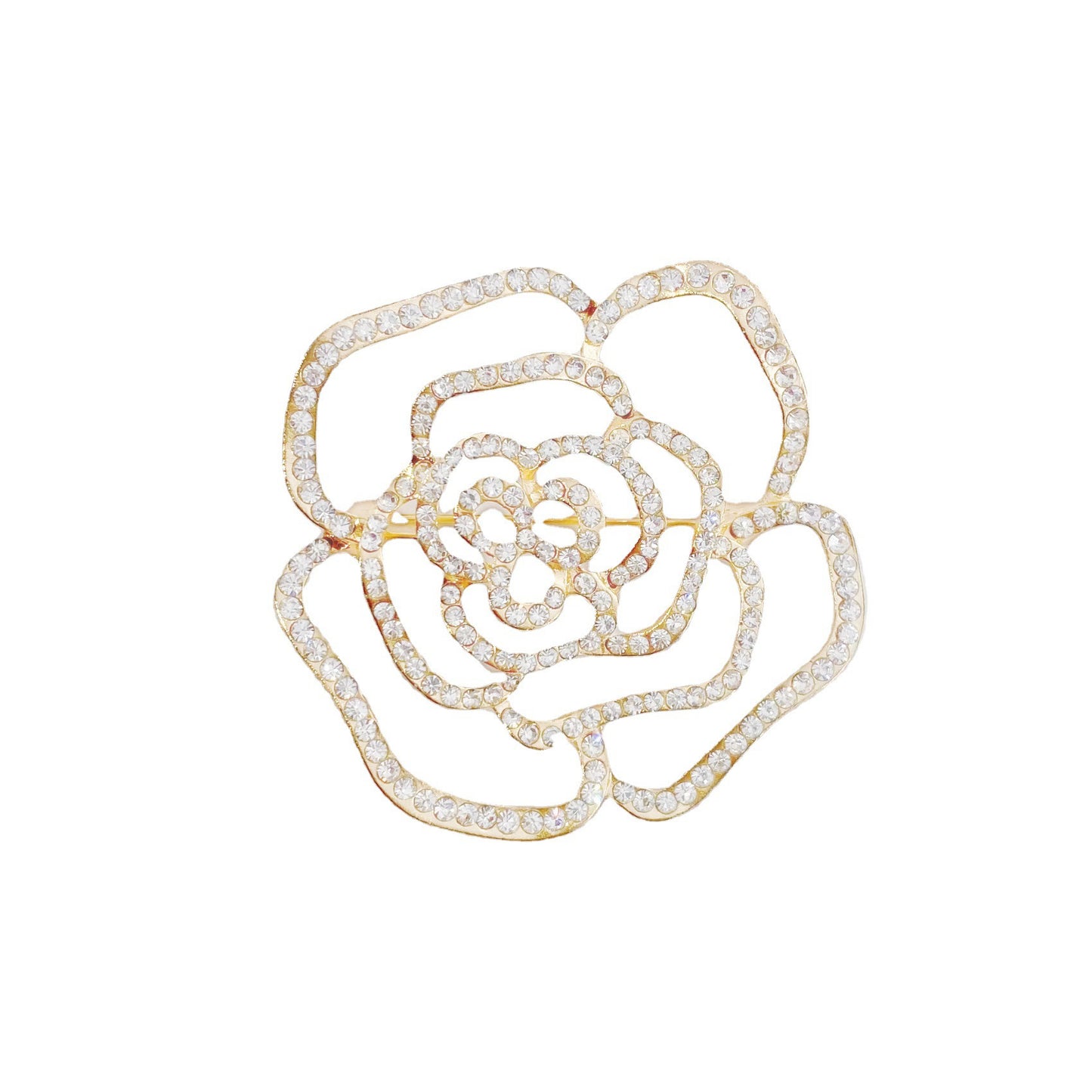 エレガントローズブローチ ドレスコサージュ