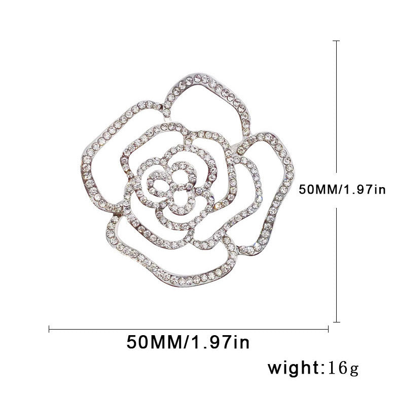 エレガントローズブローチ ドレスコサージュ