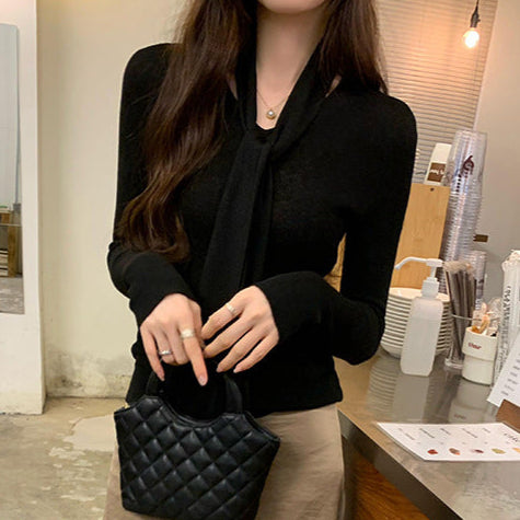 ボウタイニット