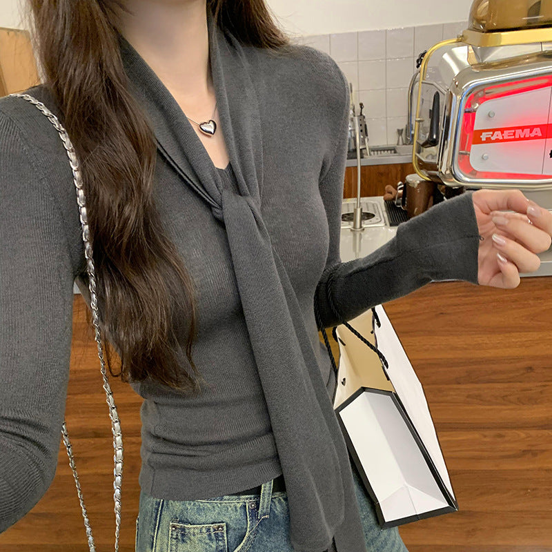 ボウタイニット