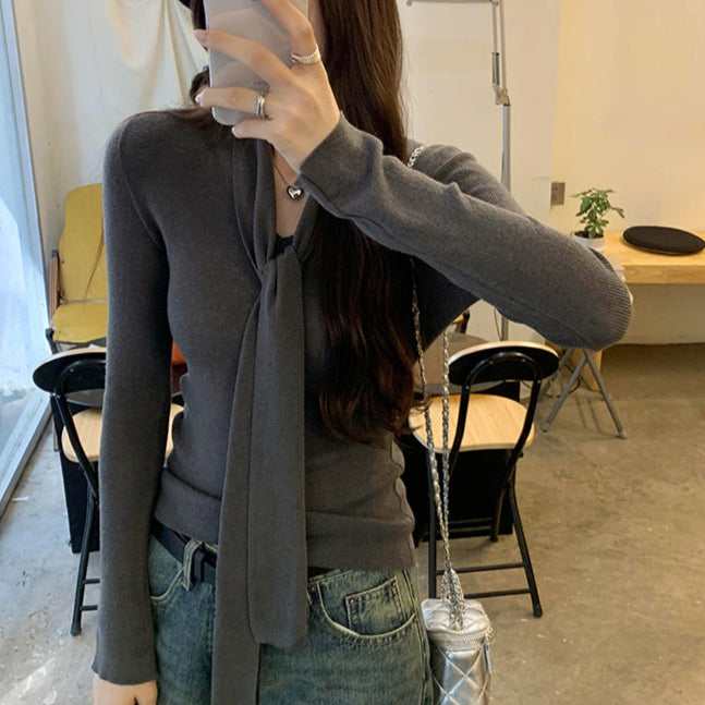 ボウタイニット