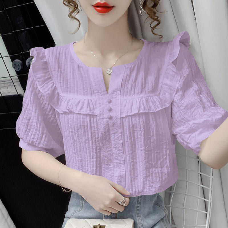 カラーブラウス