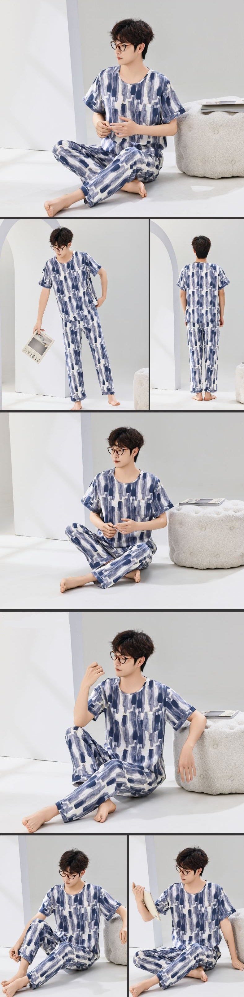 【モダン】さりげなく、センスを纏う。幾何学模様リラックスウェア