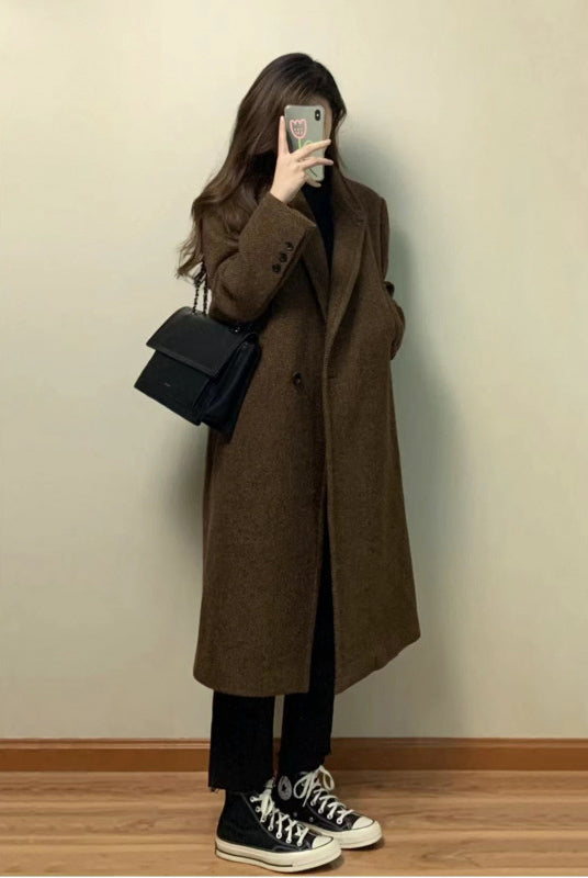 クラシックモカロングコート