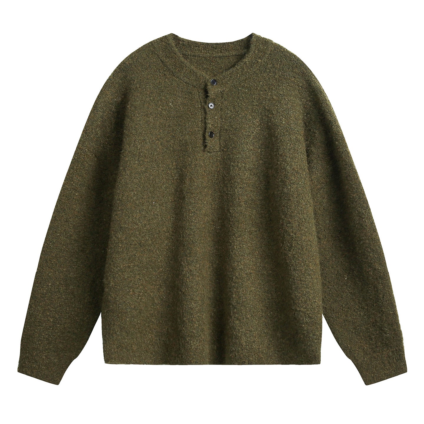 クルーネックニットセーター