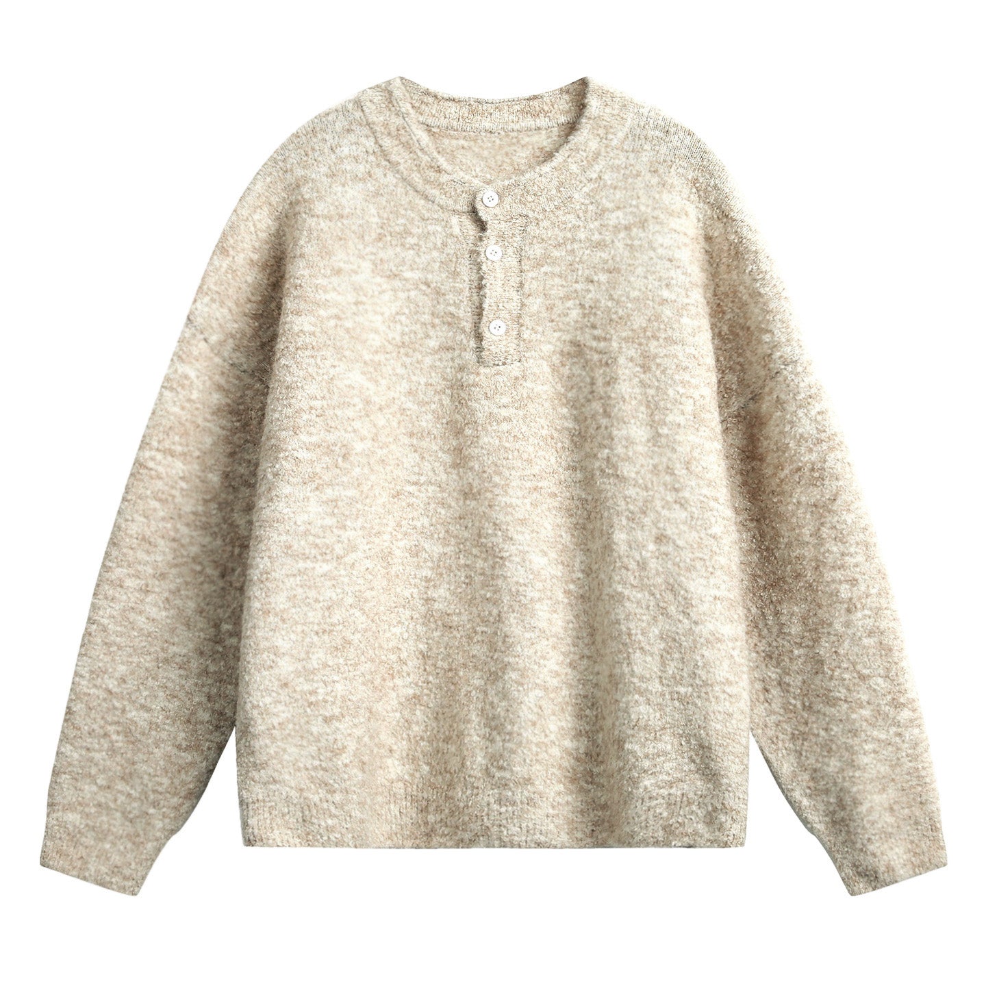 クルーネックニットセーター