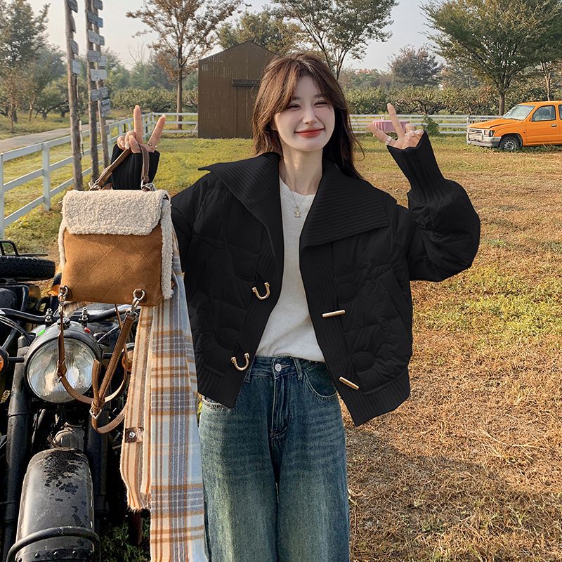 ニット×ダウンで可愛さをワンランクアップ！ニットダウンコート