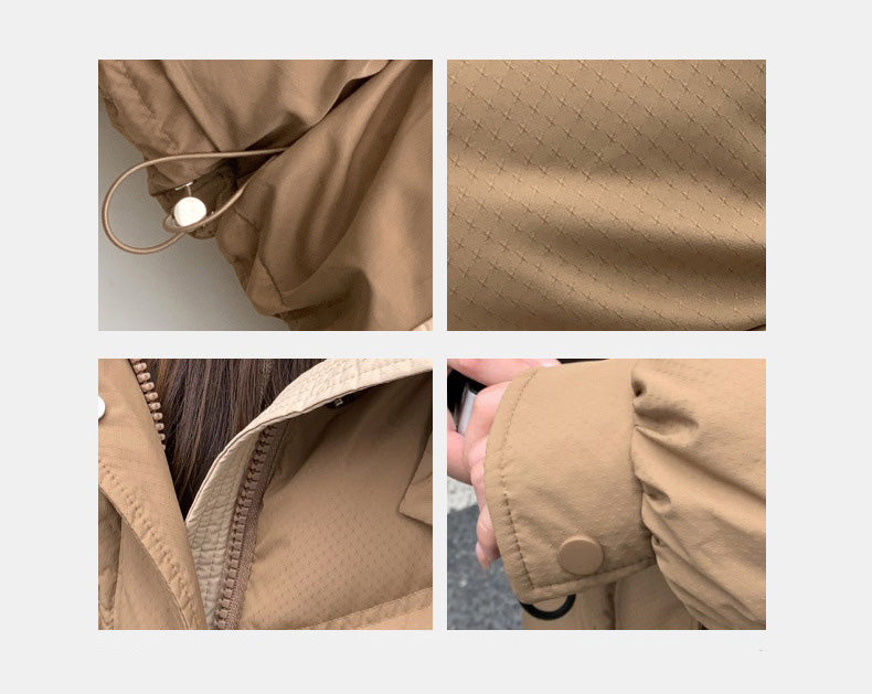 大人かわいい配色でおしゃれ上級者に！バイカラーダウン