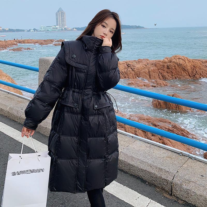 ウエストマークで美シルエット🖤冬映えロングダウン