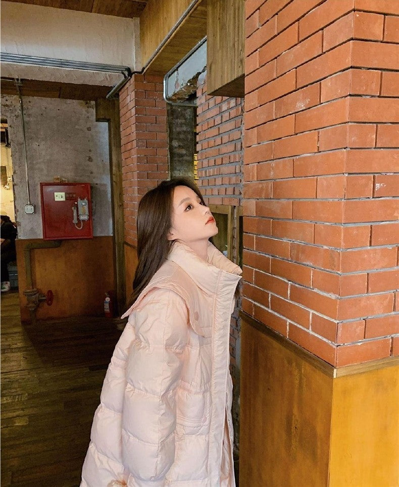 ウエストマークで美シルエット🖤冬映えロングダウン