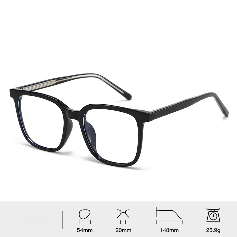 モダン　クラシック　黒ぶち眼鏡