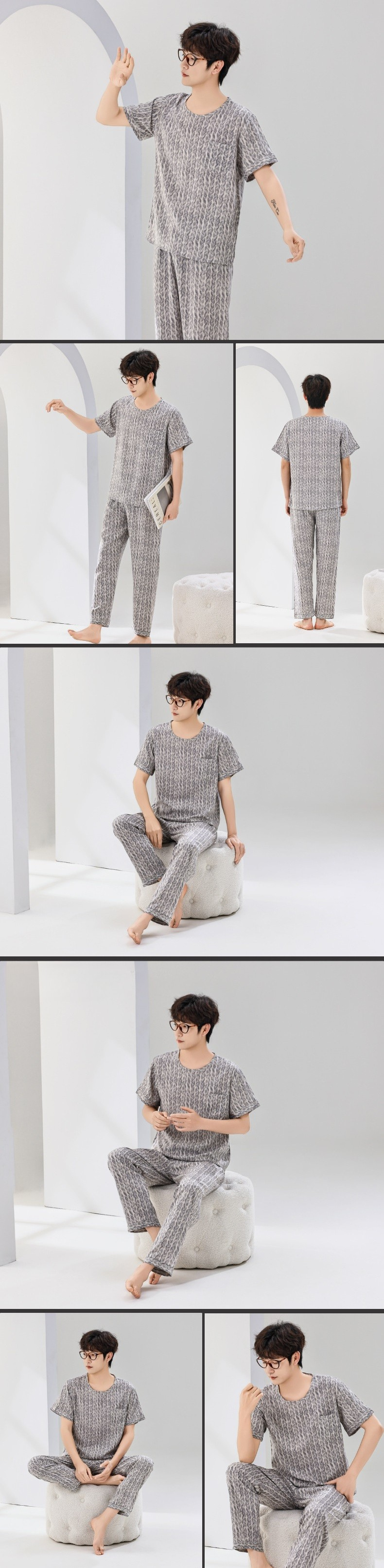 【モダン】さりげなく、センスを纏う。幾何学模様リラックスウェア