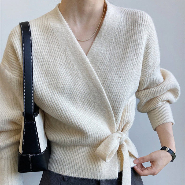 ルーズラップニット