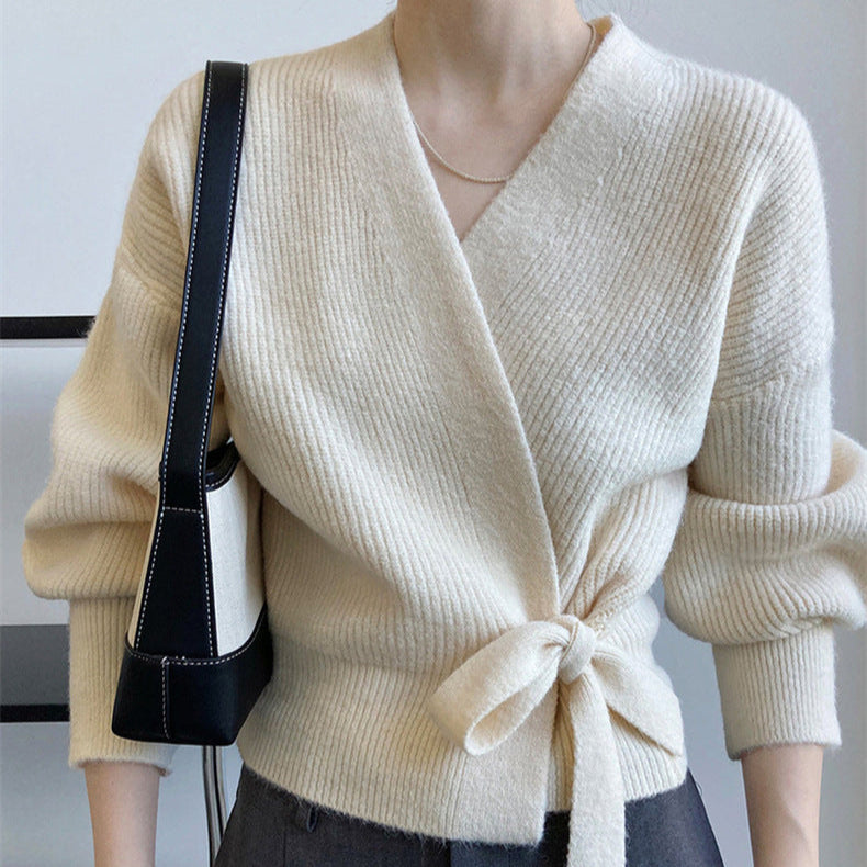 ルーズラップニット