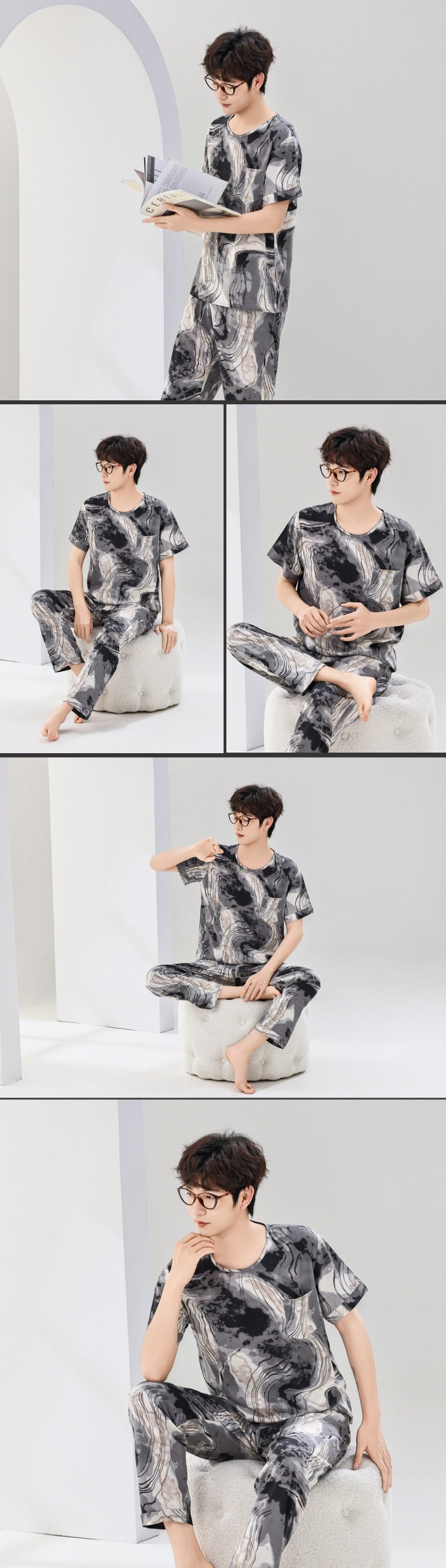 【モダン】さりげなく、センスを纏う。幾何学模様リラックスウェア