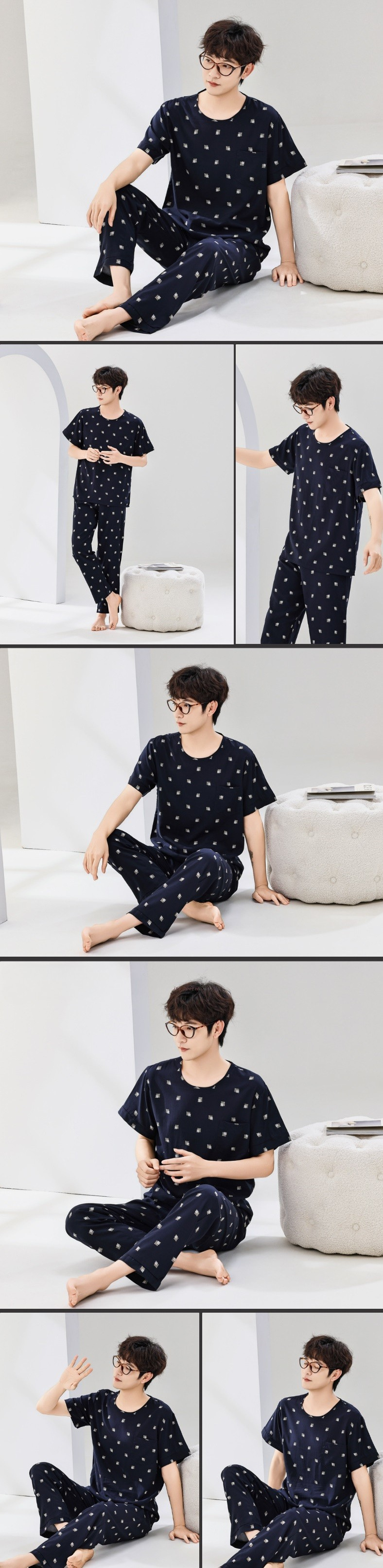 【モダン】さりげなく、センスを纏う。幾何学模様リラックスウェア