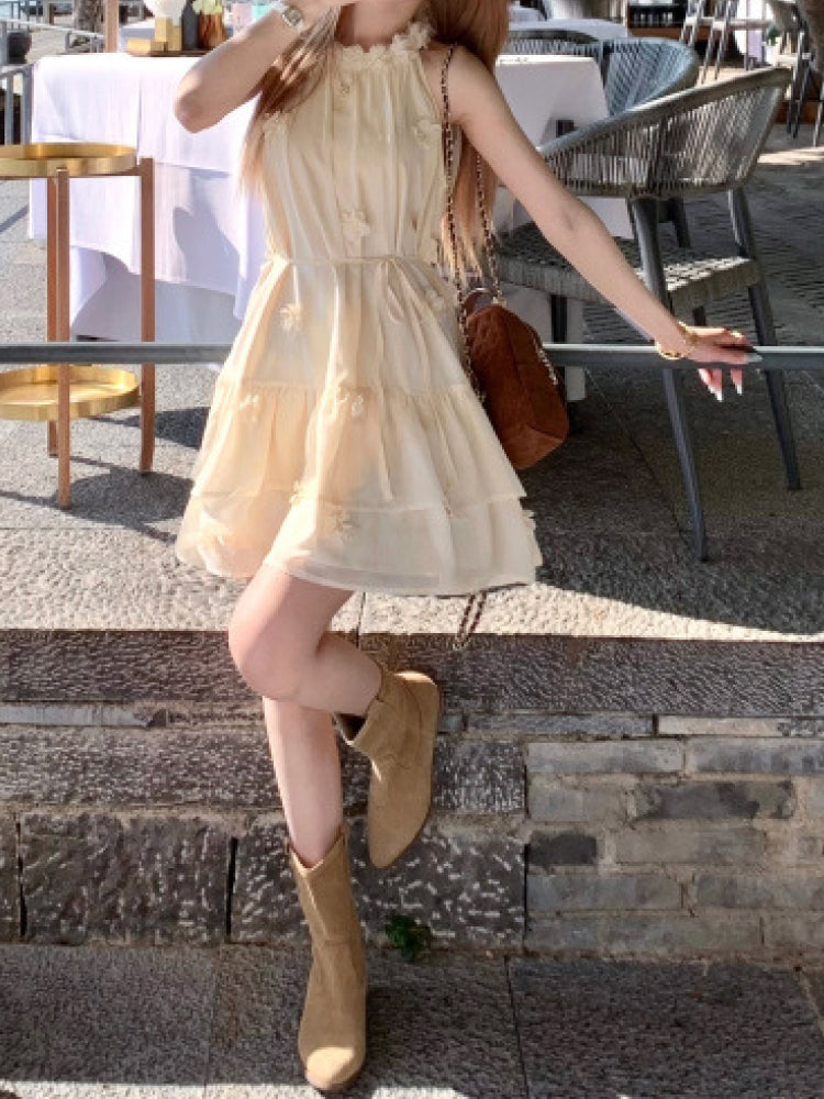 真夏の光を味方にして。とろけるバターの妖精チュール・ベビードールドレス