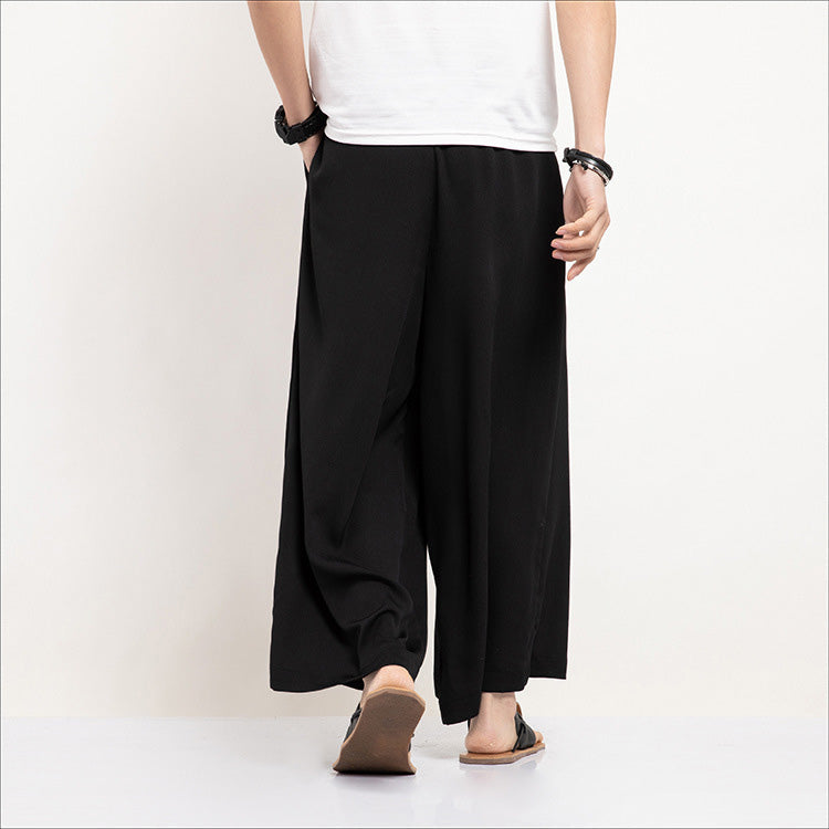 シンプルワイドパンツ