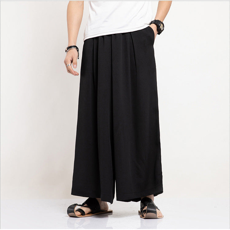 シンプルワイドパンツ