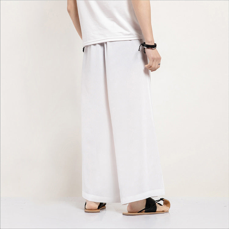 シンプルワイドパンツ