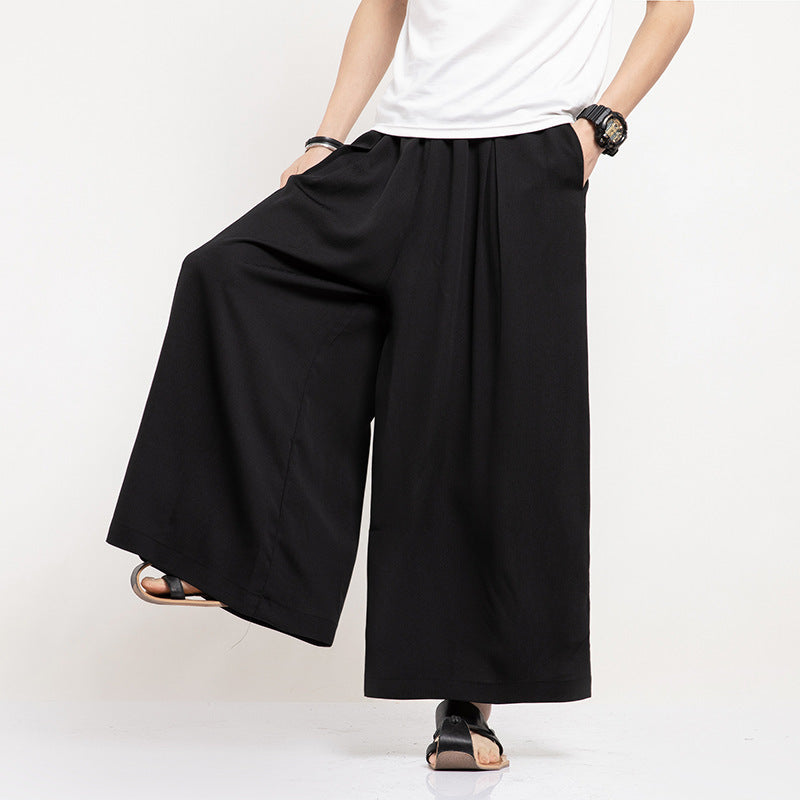 シンプルワイドパンツ