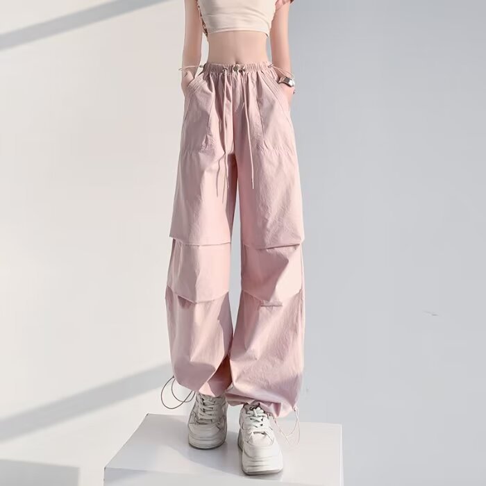 淡カーゴパンツ