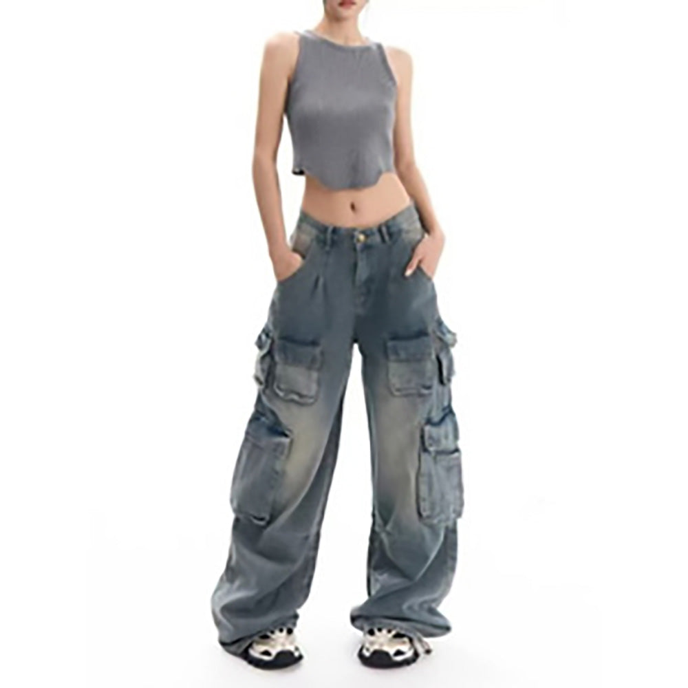 Y2Kデザイン　デニムパンツ